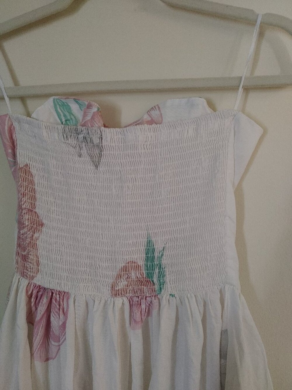 Vintage Strapless Sundress "Oops California" 100% Cotton Size 9/10 - Picture 7 of 8